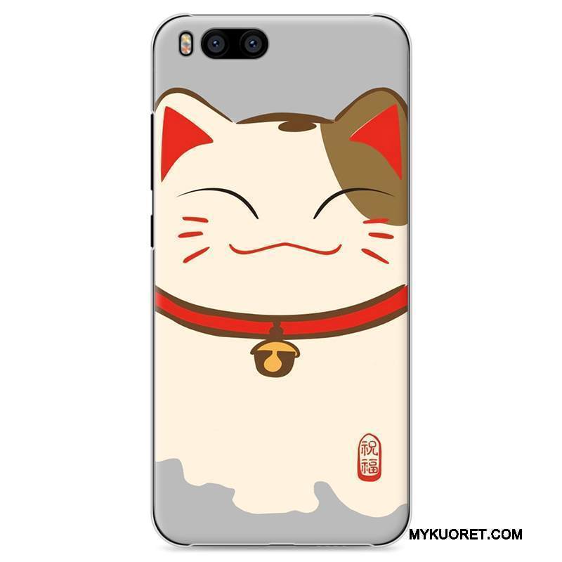 Kuori Mi 6 Maalaus Puhelimen Kuoret Pieni, Kotelo Mi 6 Sarjakuva Kova Musta