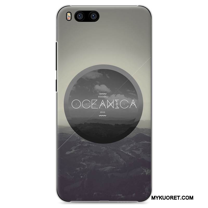 Kuori Mi 6 Maalaus Puhelimen Kuoret Pieni, Kotelo Mi 6 Sarjakuva Kova Musta