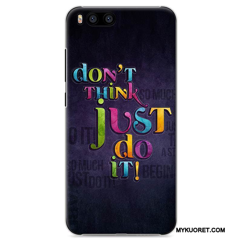 Kuori Mi 6 Maalaus Puhelimen Kuoret Pieni, Kotelo Mi 6 Sarjakuva Kova Musta