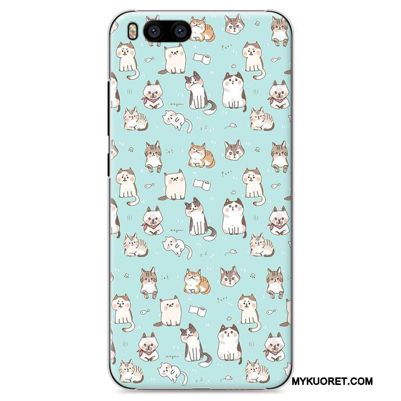 Kuori Mi 6 Maalaus Puhelimen Kuoret Pieni, Kotelo Mi 6 Sarjakuva Kova Musta