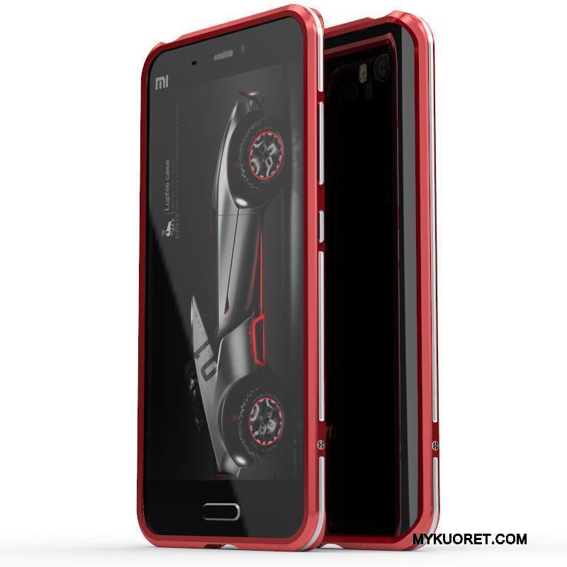 Kuori Mi 6 Metalli Kehys Murtumaton, Kotelo Mi 6 Suojaus Pieni Kulta