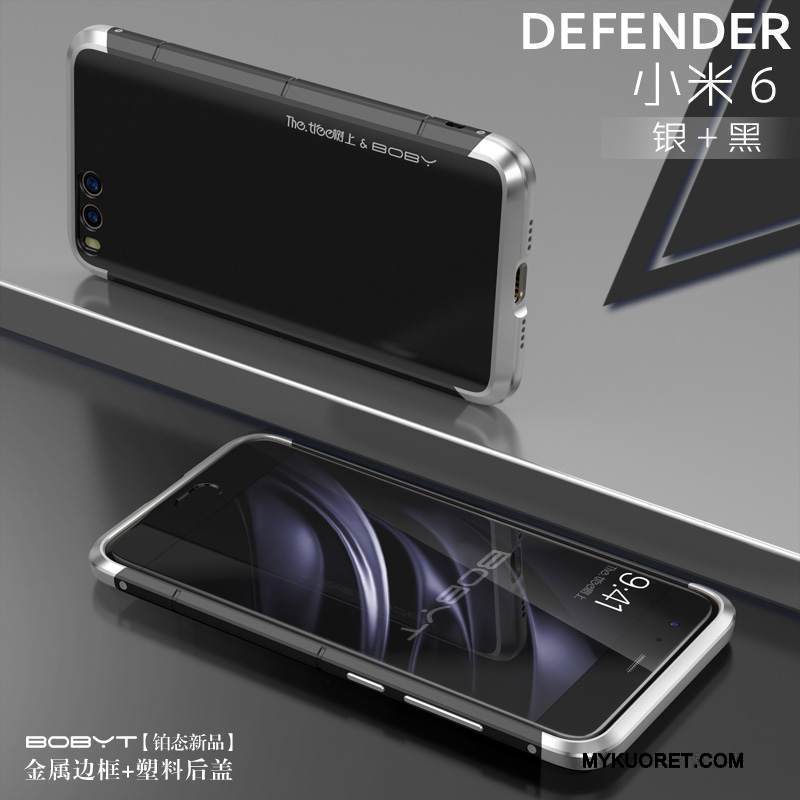 Kuori Mi 6 Metalli Puhelimen Kuoret Kulta, Kotelo Mi 6 Suojaus Kehys Pieni