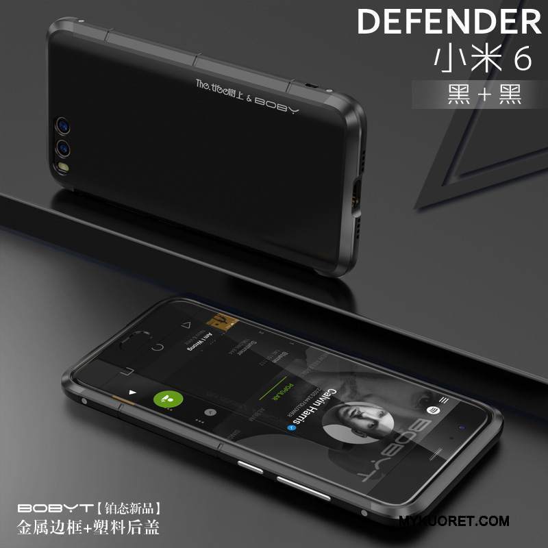 Kuori Mi 6 Metalli Puhelimen Kuoret Kulta, Kotelo Mi 6 Suojaus Kehys Pieni