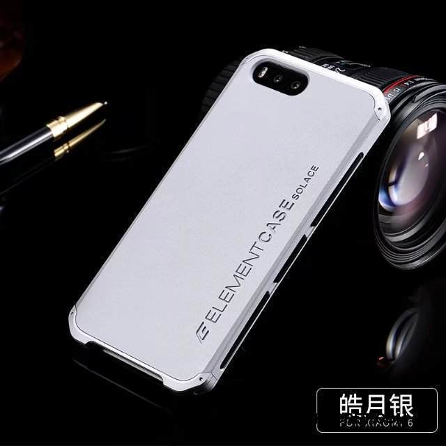 Kuori Mi 6 Metalli Uusi Murtumaton, Kotelo Mi 6 Ylellisyys Punainen Kova