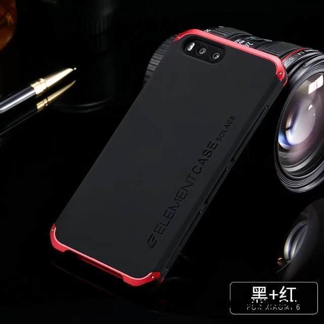Kuori Mi 6 Metalli Uusi Murtumaton, Kotelo Mi 6 Ylellisyys Punainen Kova