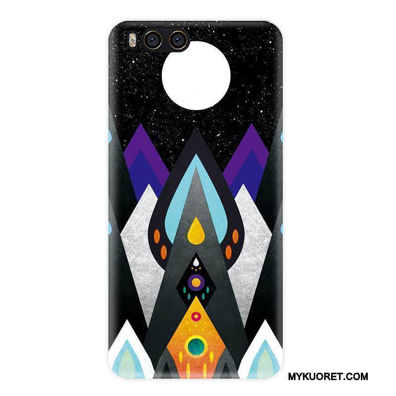 Kuori Mi 6 Monivärinen Pesty Suede Murtumaton, Kotelo Mi 6 Laukut Kova Väriset