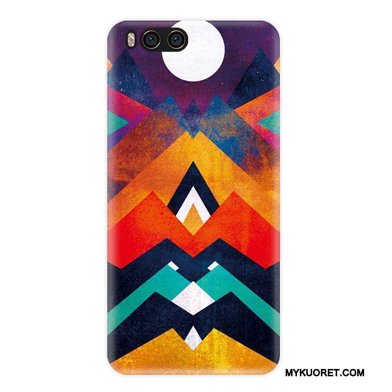 Kuori Mi 6 Monivärinen Pesty Suede Murtumaton, Kotelo Mi 6 Laukut Kova Väriset