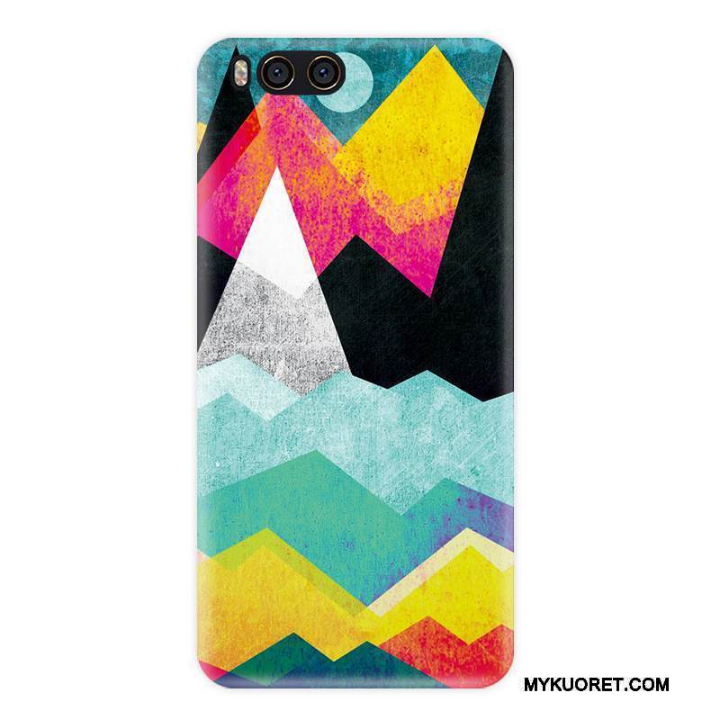 Kuori Mi 6 Monivärinen Pesty Suede Murtumaton, Kotelo Mi 6 Laukut Kova Väriset