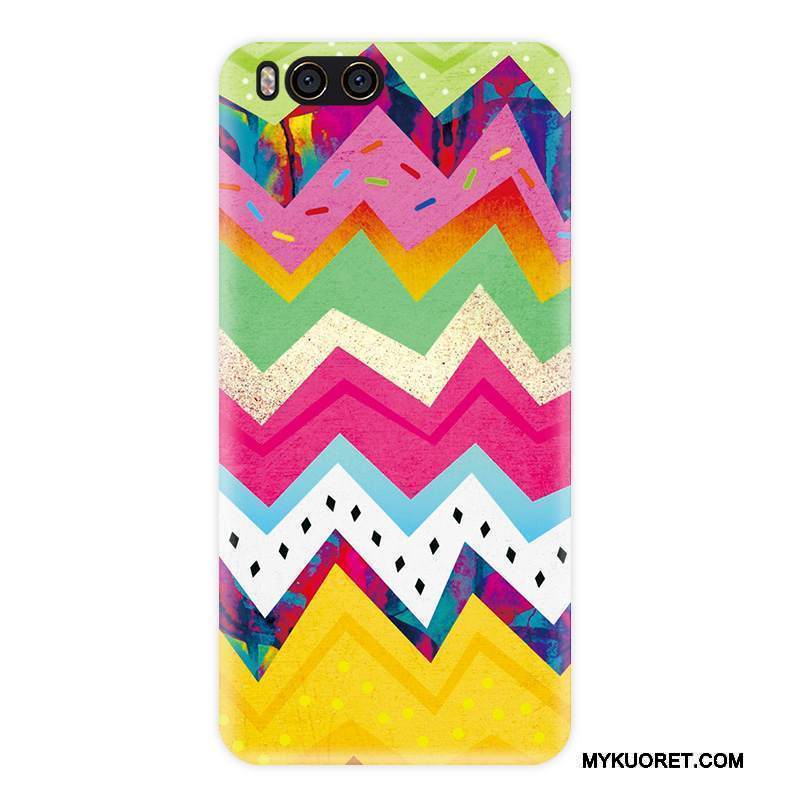 Kuori Mi 6 Monivärinen Pesty Suede Murtumaton, Kotelo Mi 6 Laukut Kova Väriset