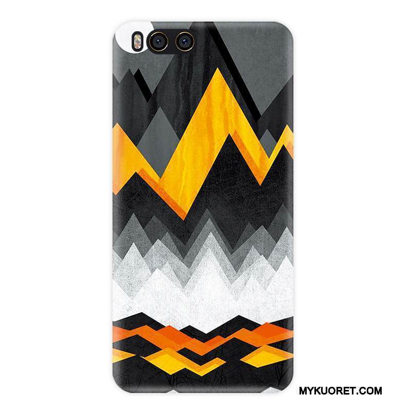 Kuori Mi 6 Monivärinen Pesty Suede Murtumaton, Kotelo Mi 6 Laukut Kova Väriset