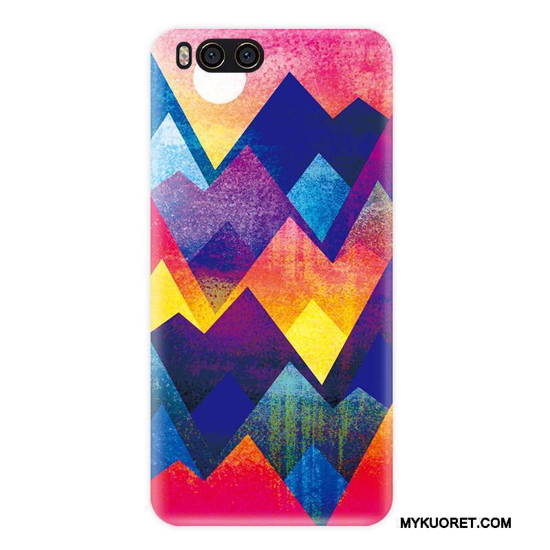 Kuori Mi 6 Monivärinen Pesty Suede Murtumaton, Kotelo Mi 6 Laukut Kova Väriset