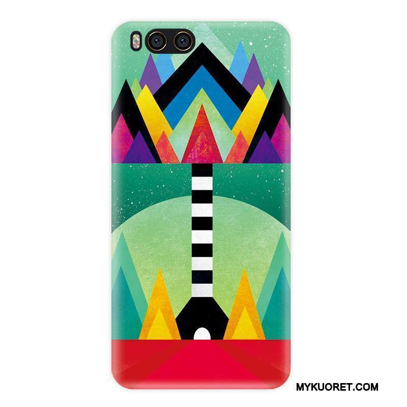 Kuori Mi 6 Monivärinen Pesty Suede Murtumaton, Kotelo Mi 6 Laukut Kova Väriset