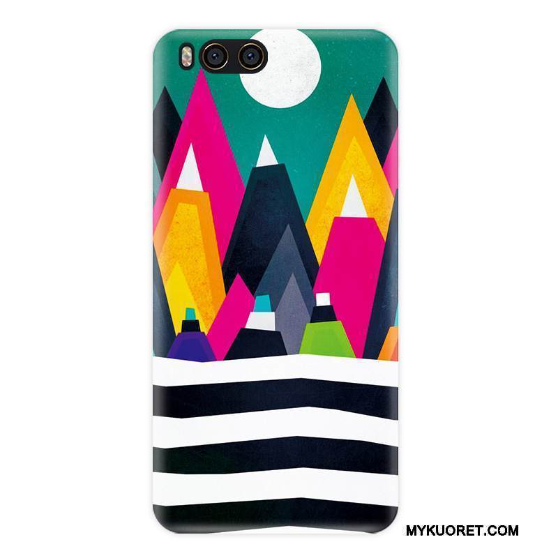 Kuori Mi 6 Monivärinen Pesty Suede Murtumaton, Kotelo Mi 6 Laukut Kova Väriset