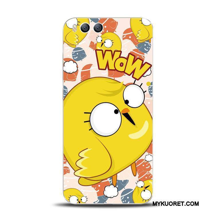 Kuori Mi 6 Pehmeä Neste Kana Keltainen, Kotelo Mi 6 Kohokuviointi Pieni Puhelimen Kuoret