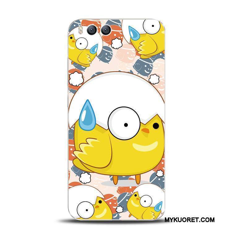 Kuori Mi 6 Pehmeä Neste Kana Keltainen, Kotelo Mi 6 Kohokuviointi Pieni Puhelimen Kuoret