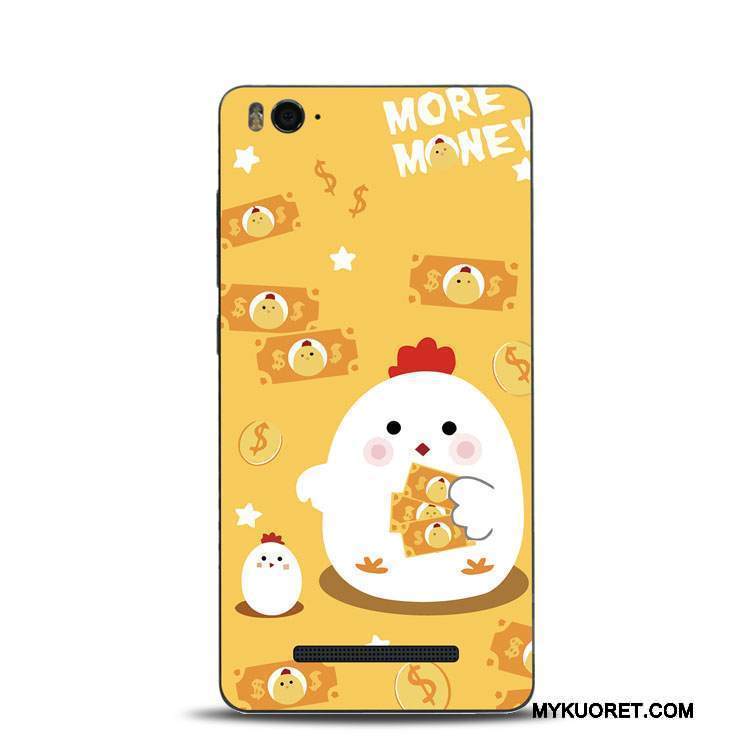 Kuori Mi 6 Pehmeä Neste Kana Keltainen, Kotelo Mi 6 Kohokuviointi Pieni Puhelimen Kuoret