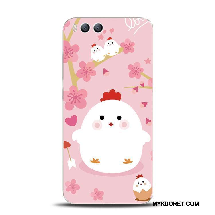 Kuori Mi 6 Pehmeä Neste Kana Keltainen, Kotelo Mi 6 Kohokuviointi Pieni Puhelimen Kuoret