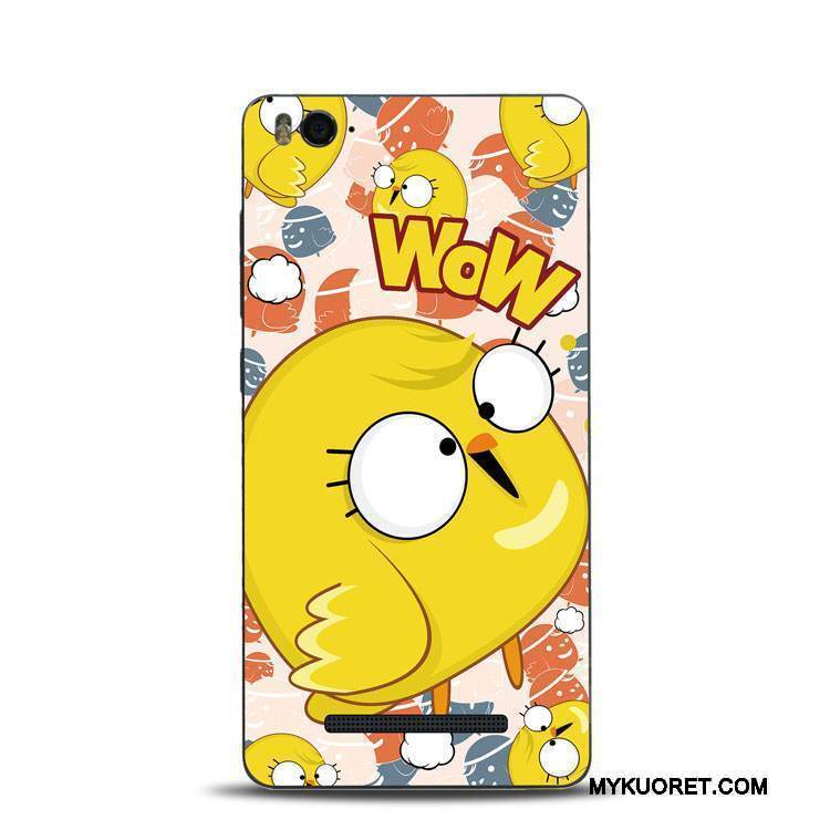 Kuori Mi 6 Pehmeä Neste Kana Keltainen, Kotelo Mi 6 Kohokuviointi Pieni Puhelimen Kuoret