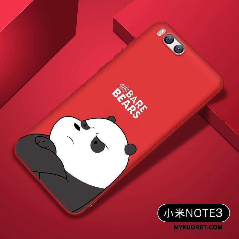 Kuori Mi 6 Pehmeä Neste Murtumaton Pieni, Kotelo Mi 6 Luova Punainen Puhelimen Kuoret