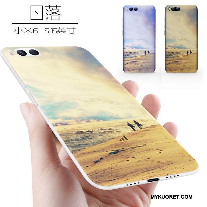Kuori Mi 6 Pehmeä Neste Murtumaton Trendi, Kotelo Mi 6 Suojaus Persoonallisuus Puhelimen Kuoret