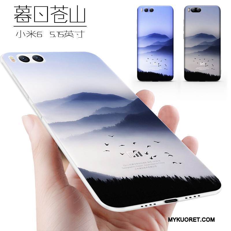 Kuori Mi 6 Pehmeä Neste Murtumaton Trendi, Kotelo Mi 6 Suojaus Persoonallisuus Puhelimen Kuoret