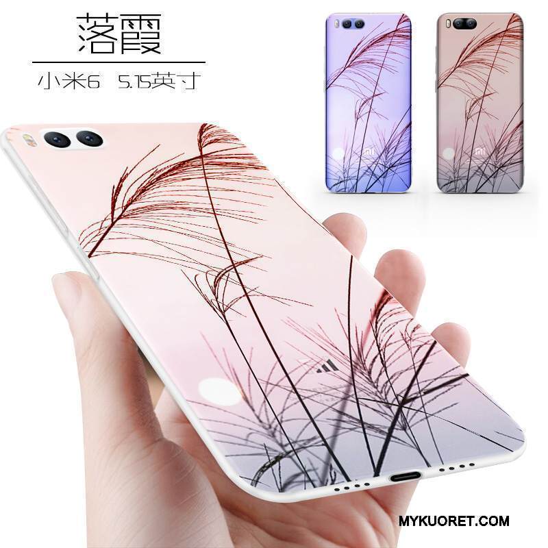 Kuori Mi 6 Pehmeä Neste Murtumaton Trendi, Kotelo Mi 6 Suojaus Persoonallisuus Puhelimen Kuoret
