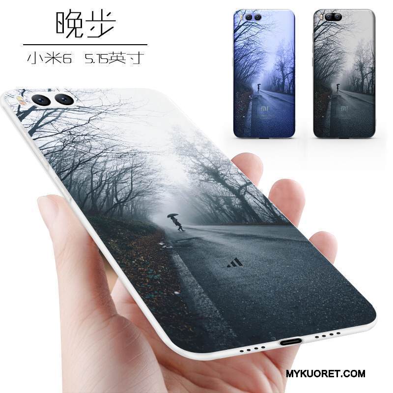 Kuori Mi 6 Pehmeä Neste Murtumaton Trendi, Kotelo Mi 6 Suojaus Persoonallisuus Puhelimen Kuoret