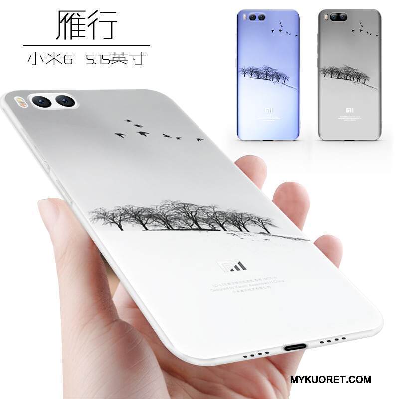 Kuori Mi 6 Pehmeä Neste Murtumaton Trendi, Kotelo Mi 6 Suojaus Persoonallisuus Puhelimen Kuoret
