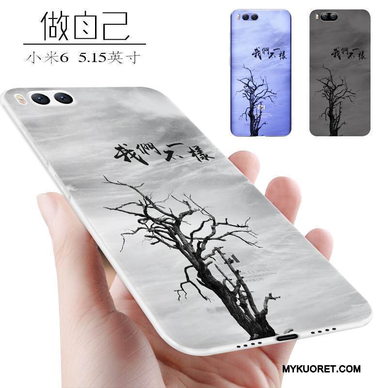 Kuori Mi 6 Pehmeä Neste Murtumaton Trendi, Kotelo Mi 6 Suojaus Persoonallisuus Puhelimen Kuoret