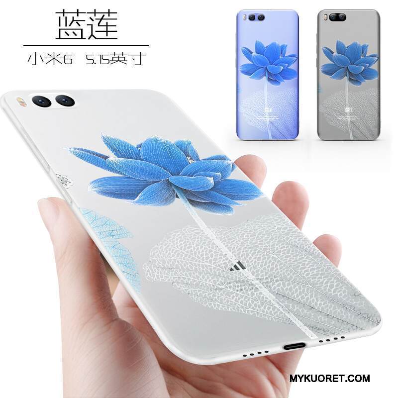 Kuori Mi 6 Pehmeä Neste Murtumaton Trendi, Kotelo Mi 6 Suojaus Persoonallisuus Puhelimen Kuoret