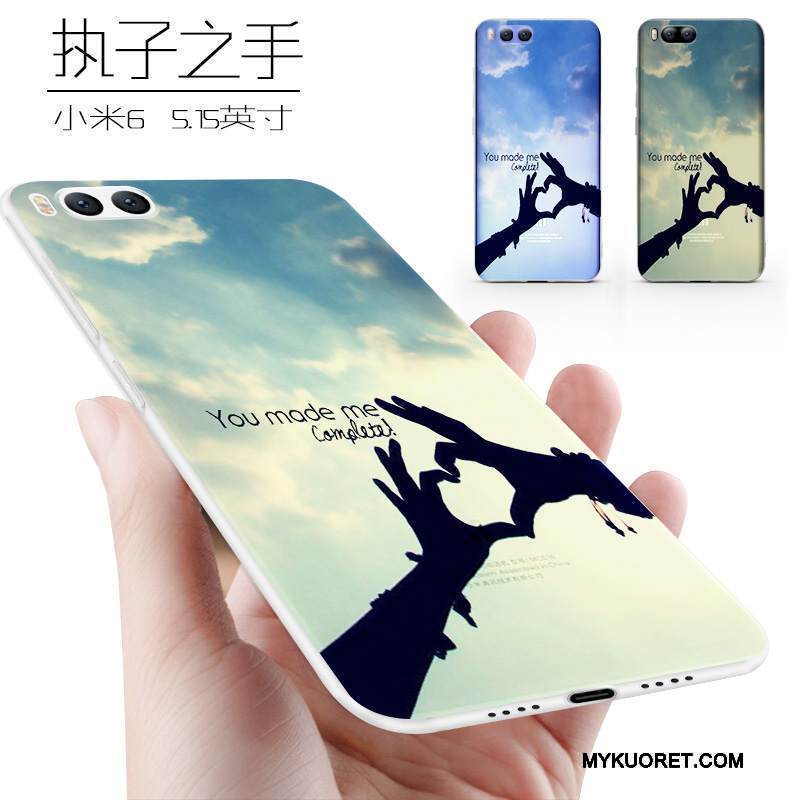 Kuori Mi 6 Pehmeä Neste Murtumaton Trendi, Kotelo Mi 6 Suojaus Persoonallisuus Puhelimen Kuoret