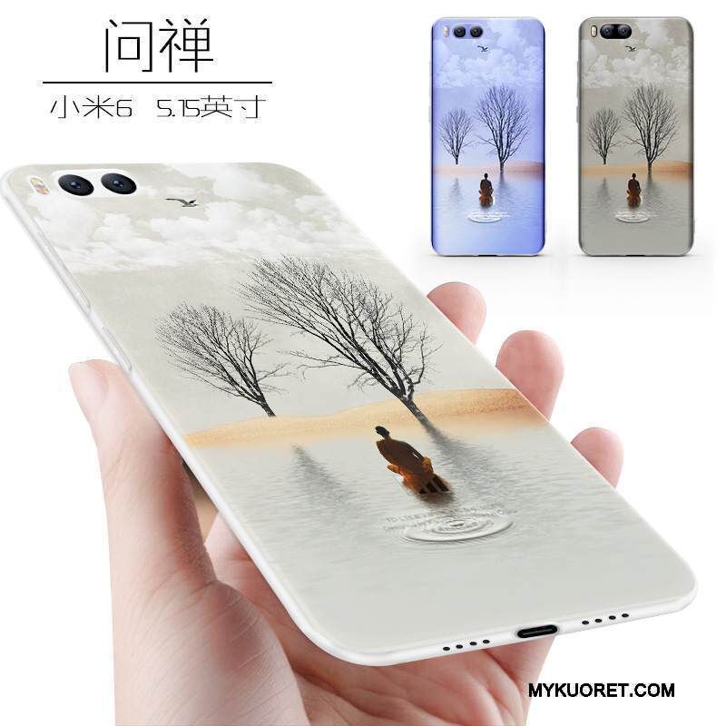 Kuori Mi 6 Pehmeä Neste Murtumaton Trendi, Kotelo Mi 6 Suojaus Persoonallisuus Puhelimen Kuoret