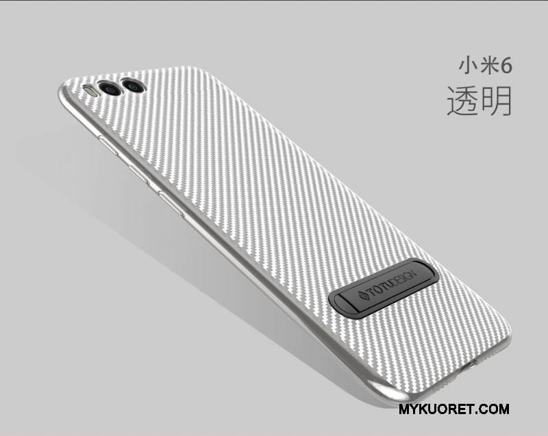 Kuori Mi 6 Pehmeä Neste Ohut Murtumaton, Kotelo Mi 6 Silikoni Puhelimen Kuoret Pesty Suede