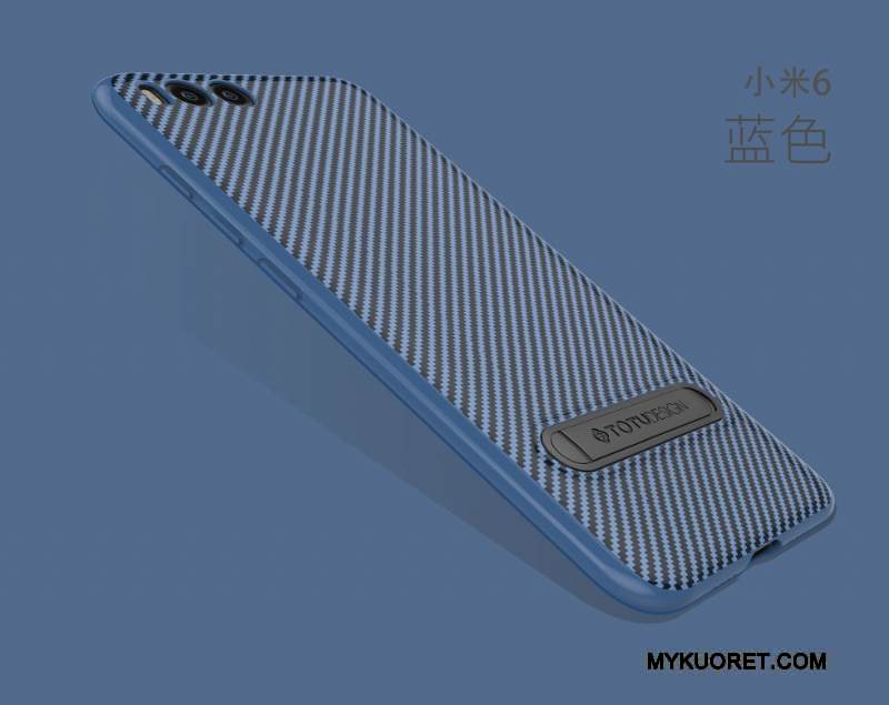 Kuori Mi 6 Pehmeä Neste Ohut Murtumaton, Kotelo Mi 6 Silikoni Puhelimen Kuoret Pesty Suede