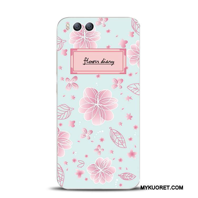 Kuori Mi 6 Pehmeä Neste Pieni Kustannukset, Kotelo Mi 6 Kohokuviointi Puhelimen Kuoret Vaaleansininen