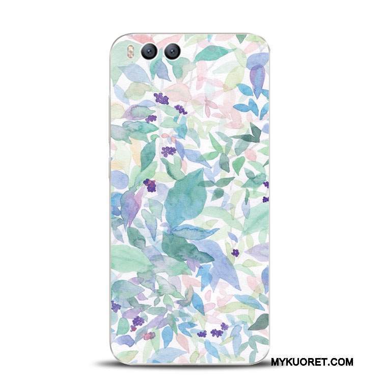 Kuori Mi 6 Pehmeä Neste Pieni Kustannukset, Kotelo Mi 6 Kohokuviointi Puhelimen Kuoret Vaaleansininen