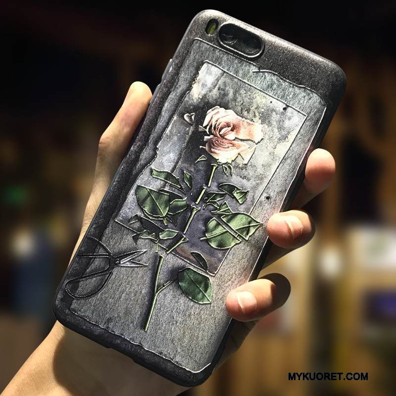 Kuori Mi 6 Pehmeä Neste Pieni Murtumaton, Kotelo Mi 6 Luova Puhelimen Kuoret Valkoinen