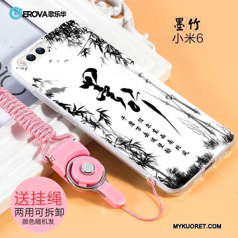 Kuori Mi 6 Pehmeä Neste Puhelimen Kuoret Murtumaton, Kotelo Mi 6 Luova Pieni Persoonallisuus