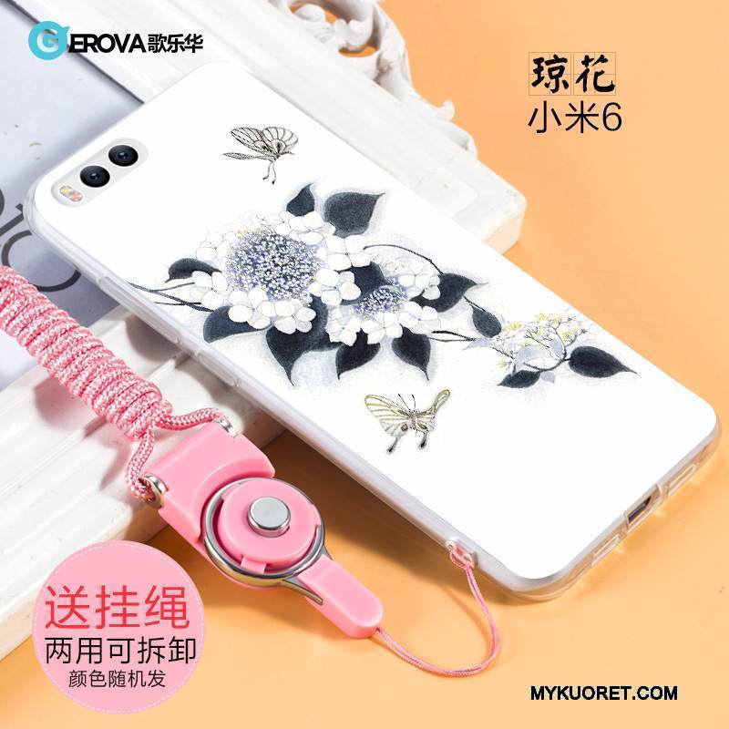 Kuori Mi 6 Pehmeä Neste Puhelimen Kuoret Murtumaton, Kotelo Mi 6 Luova Pieni Persoonallisuus