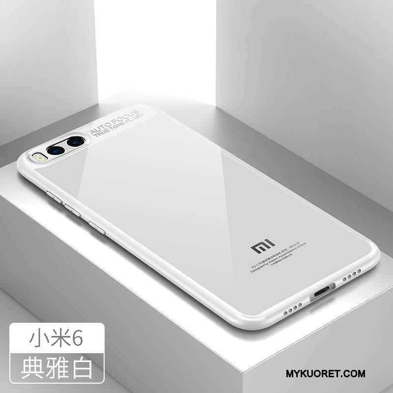 Kuori Mi 6 Pehmeä Neste Valkoinen Pieni, Kotelo Mi 6 Luova Murtumaton Pesty Suede