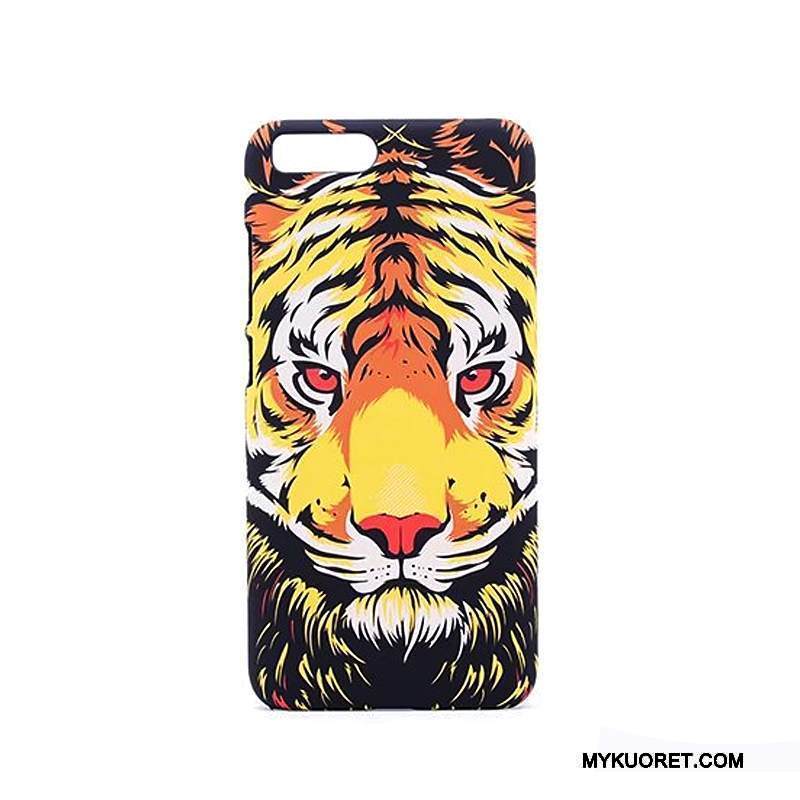 Kuori Mi 6 Sarjakuva Pesty Suede Kova, Kotelo Mi 6 Suojaus Sininen Puhelimen Kuoret