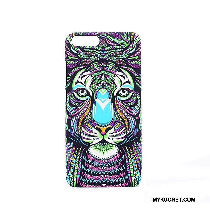 Kuori Mi 6 Sarjakuva Pesty Suede Kova, Kotelo Mi 6 Suojaus Sininen Puhelimen Kuoret