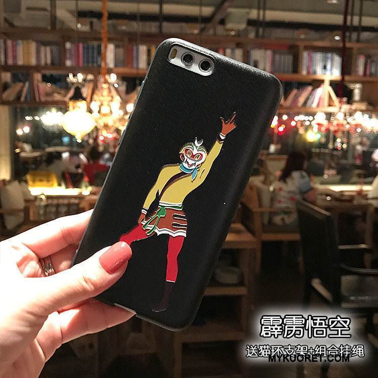 Kuori Mi 6 Silikoni Musta Pieni, Kotelo Mi 6 Pehmeä Neste Puhelimen Kuoret Pesty Suede