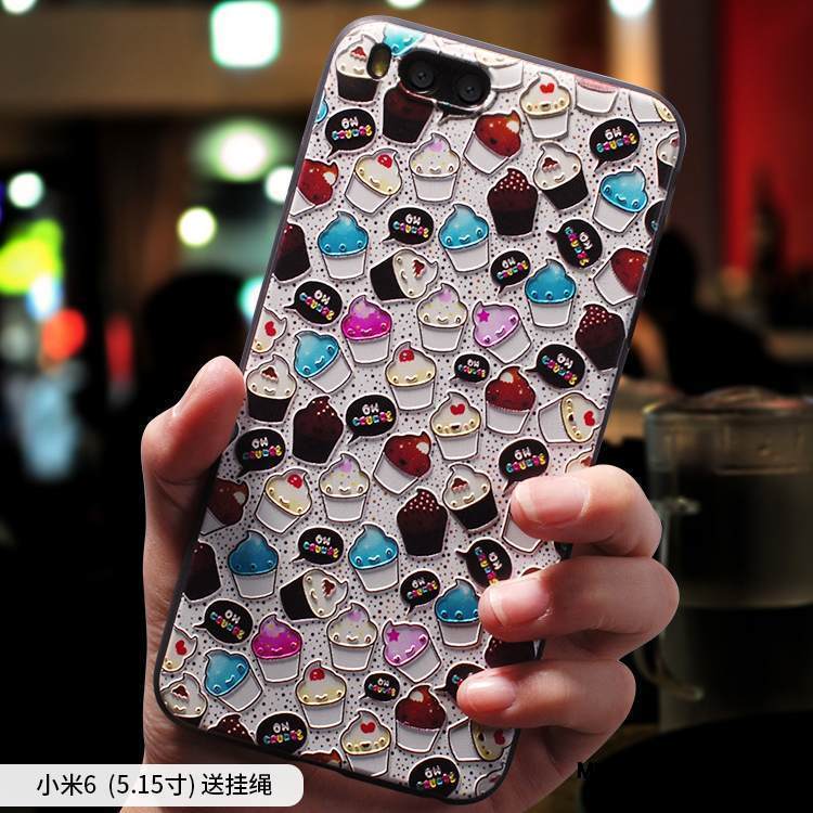 Kuori Mi 6 Silikoni Pesty Suede Ihana, Kotelo Mi 6 Laukut Murtumaton Tide-brändi