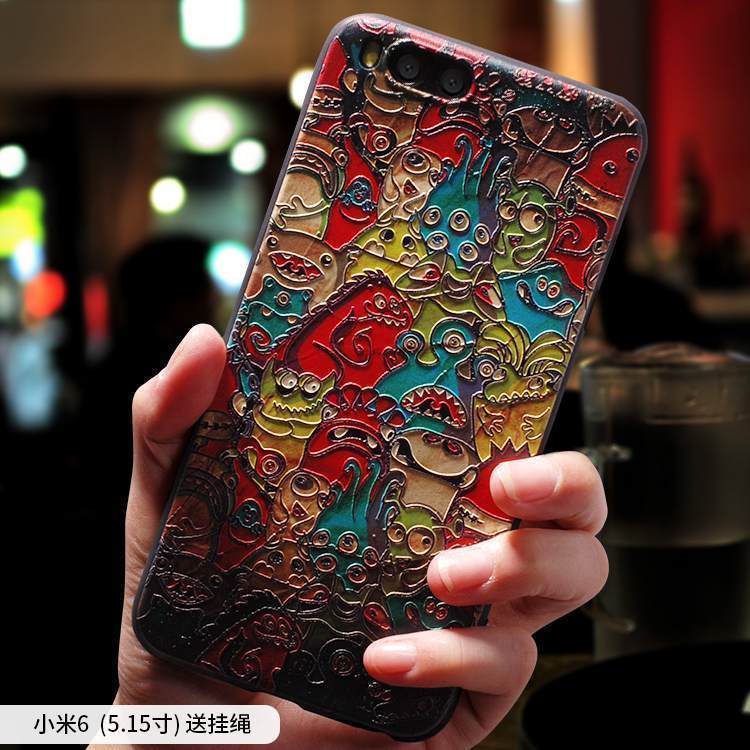 Kuori Mi 6 Silikoni Pesty Suede Ihana, Kotelo Mi 6 Laukut Murtumaton Tide-brändi