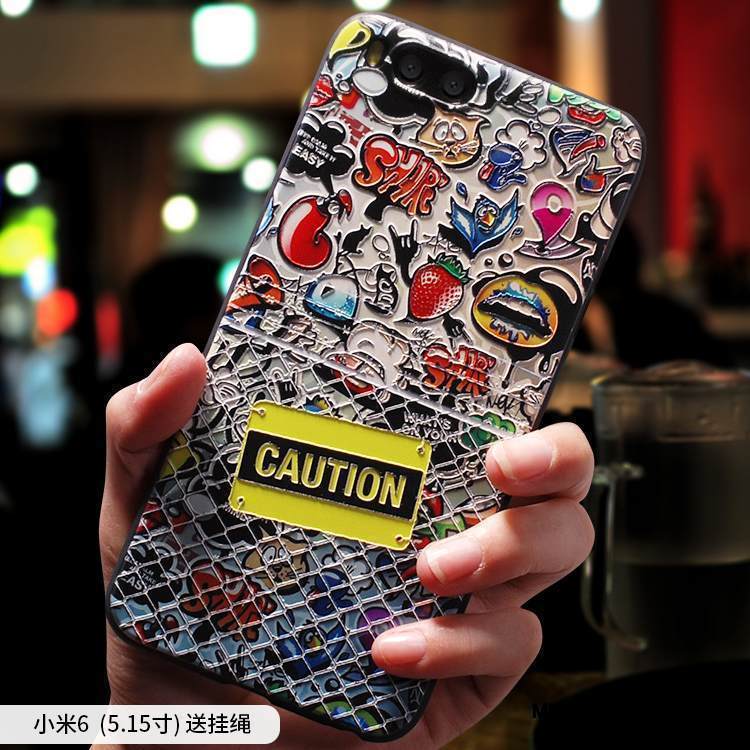 Kuori Mi 6 Silikoni Pesty Suede Ihana, Kotelo Mi 6 Laukut Murtumaton Tide-brändi