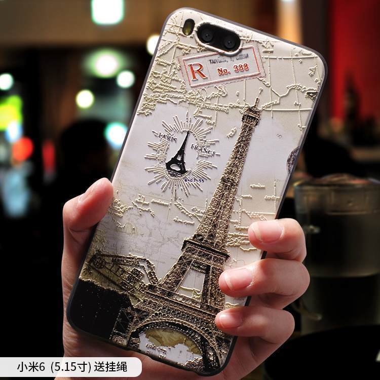 Kuori Mi 6 Silikoni Pesty Suede Ihana, Kotelo Mi 6 Laukut Murtumaton Tide-brändi