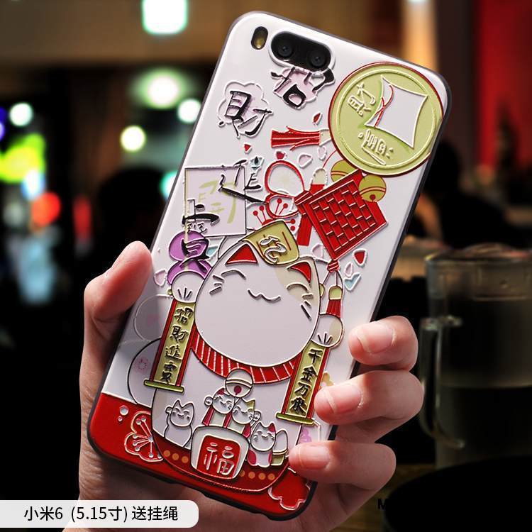 Kuori Mi 6 Silikoni Pesty Suede Ihana, Kotelo Mi 6 Laukut Murtumaton Tide-brändi