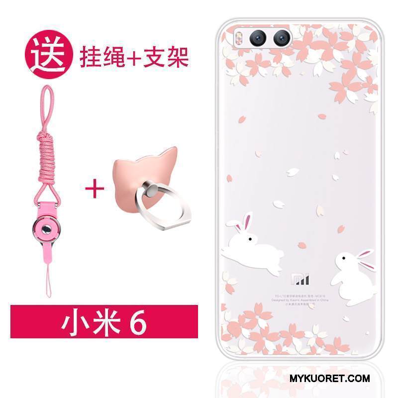 Kuori Mi 6 Silikoni Ripustettavat Koristeet Trendi, Kotelo Mi 6 Laukut Jauhe Ihana