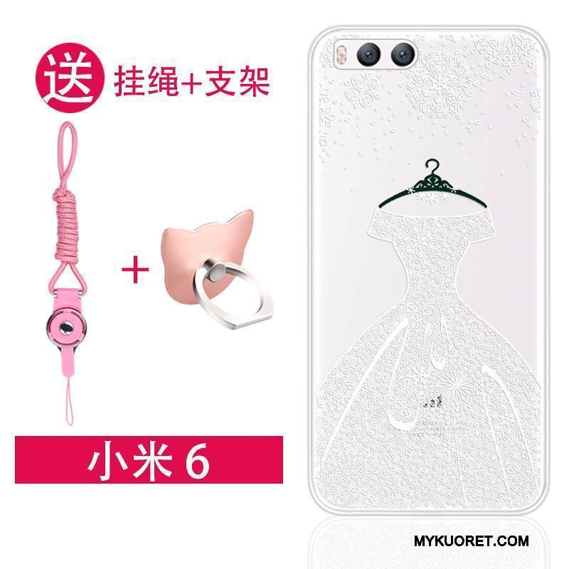 Kuori Mi 6 Silikoni Ripustettavat Koristeet Trendi, Kotelo Mi 6 Laukut Jauhe Ihana